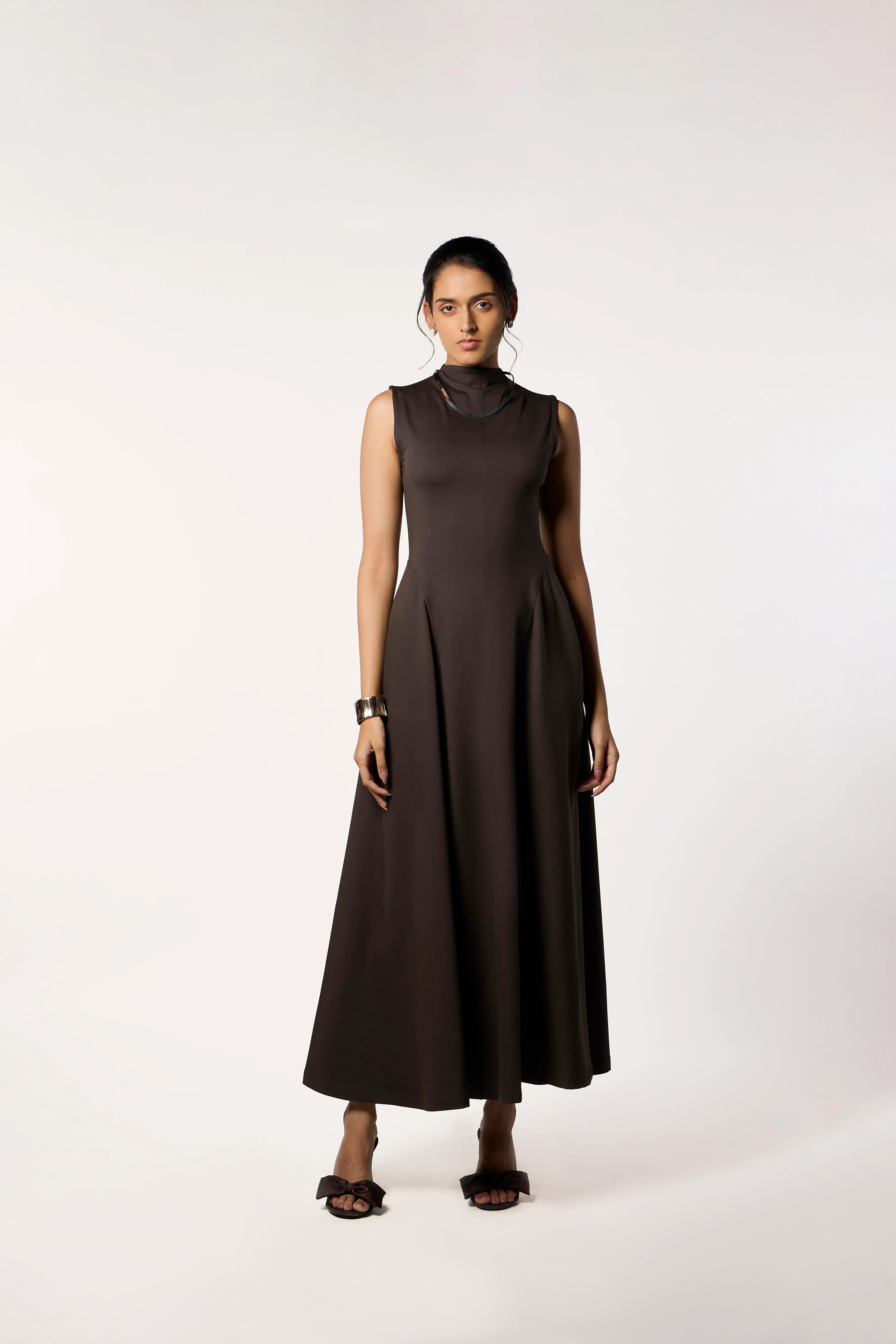 Steel Maxi Dress