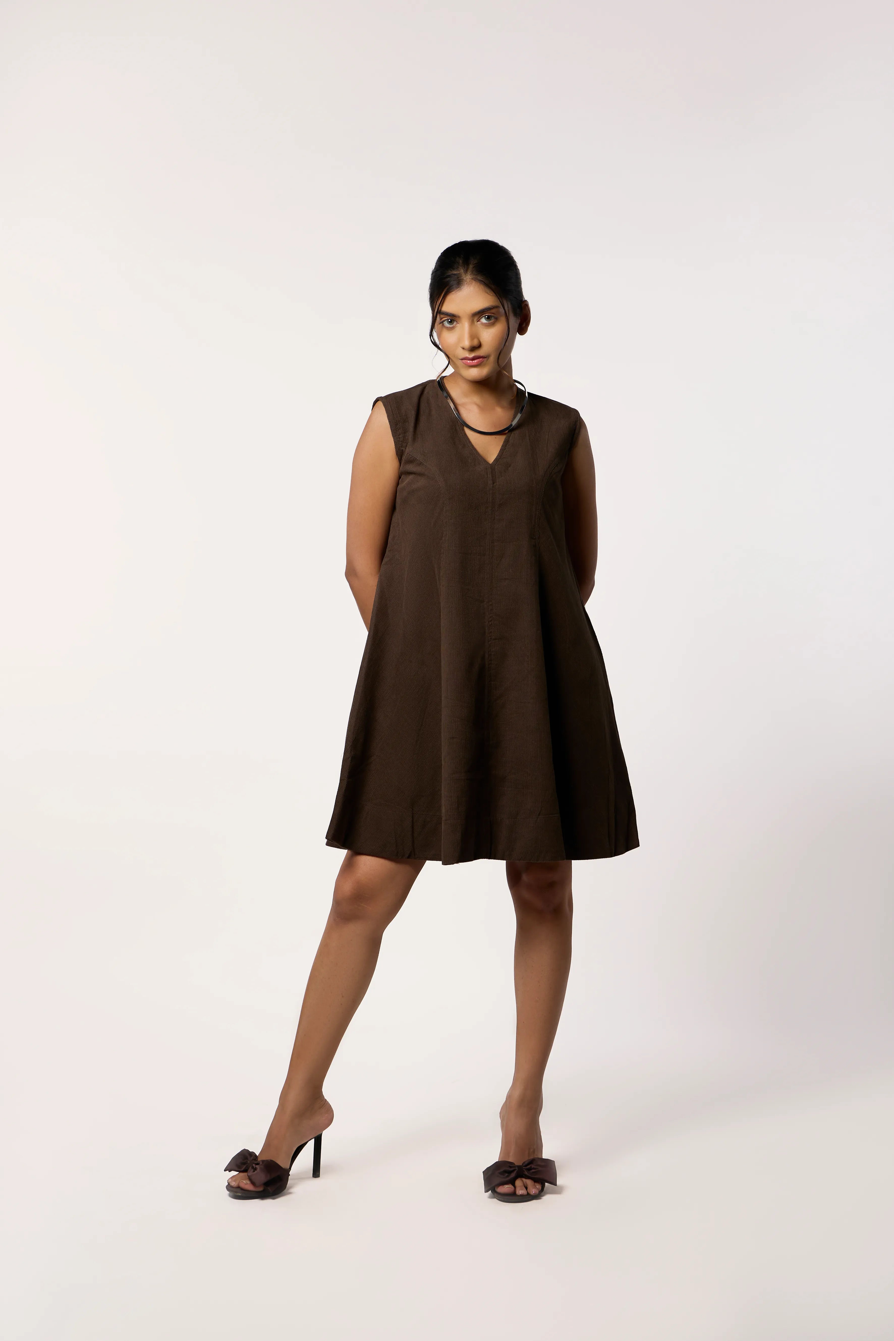 Corded Army Dress