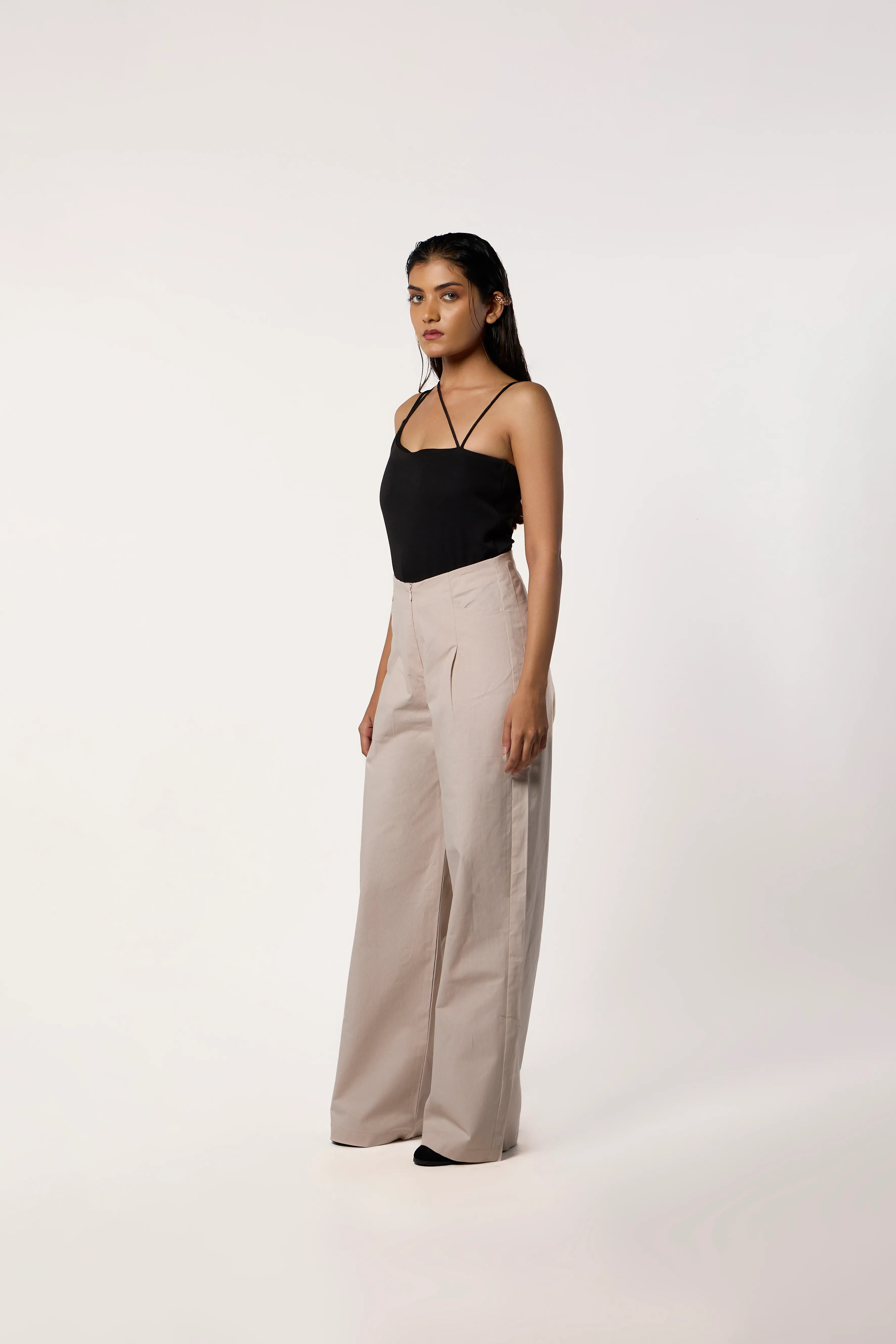 Criss The Cross Bodysuit- Black