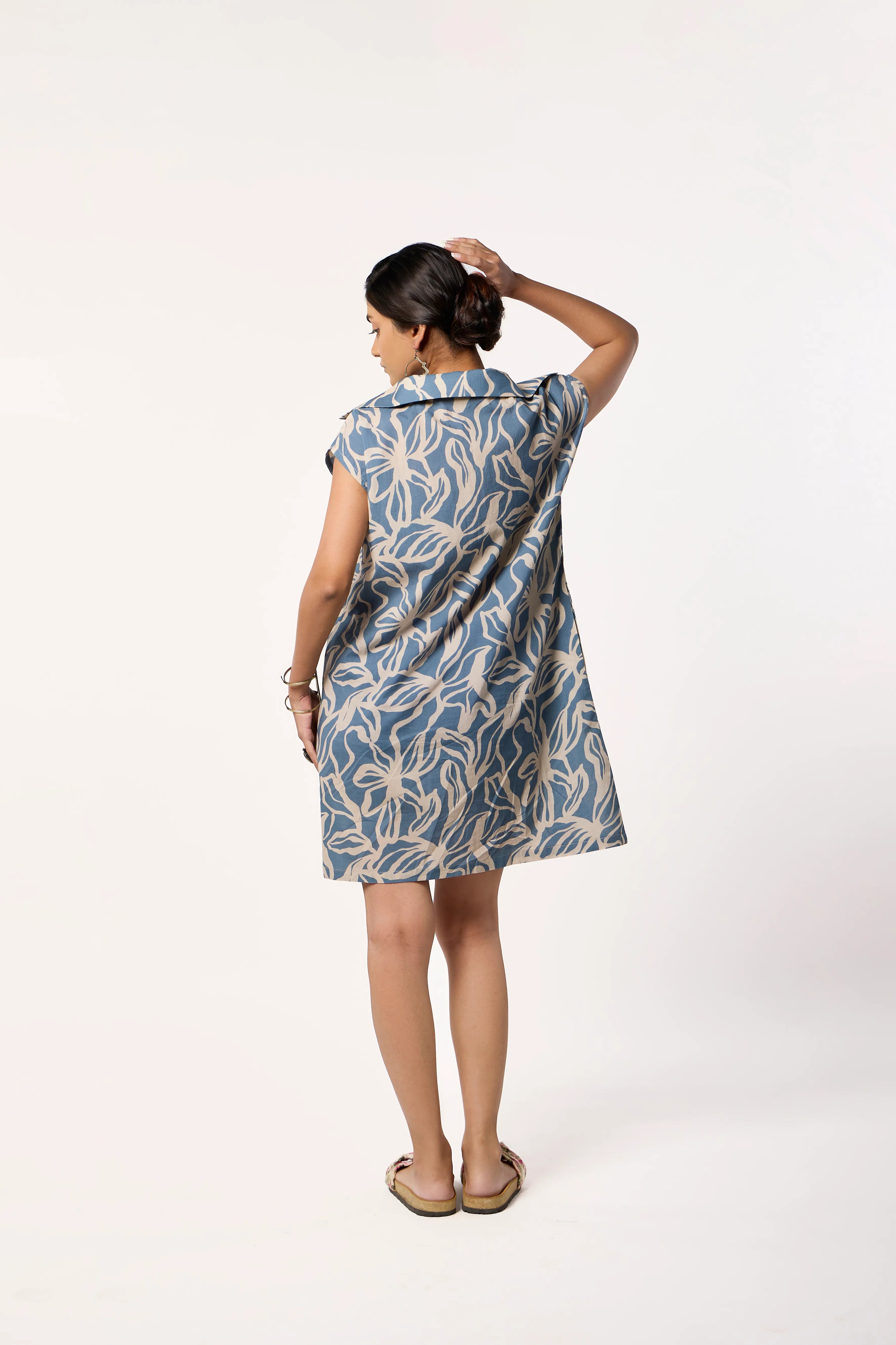 Aqua Oversized Dress