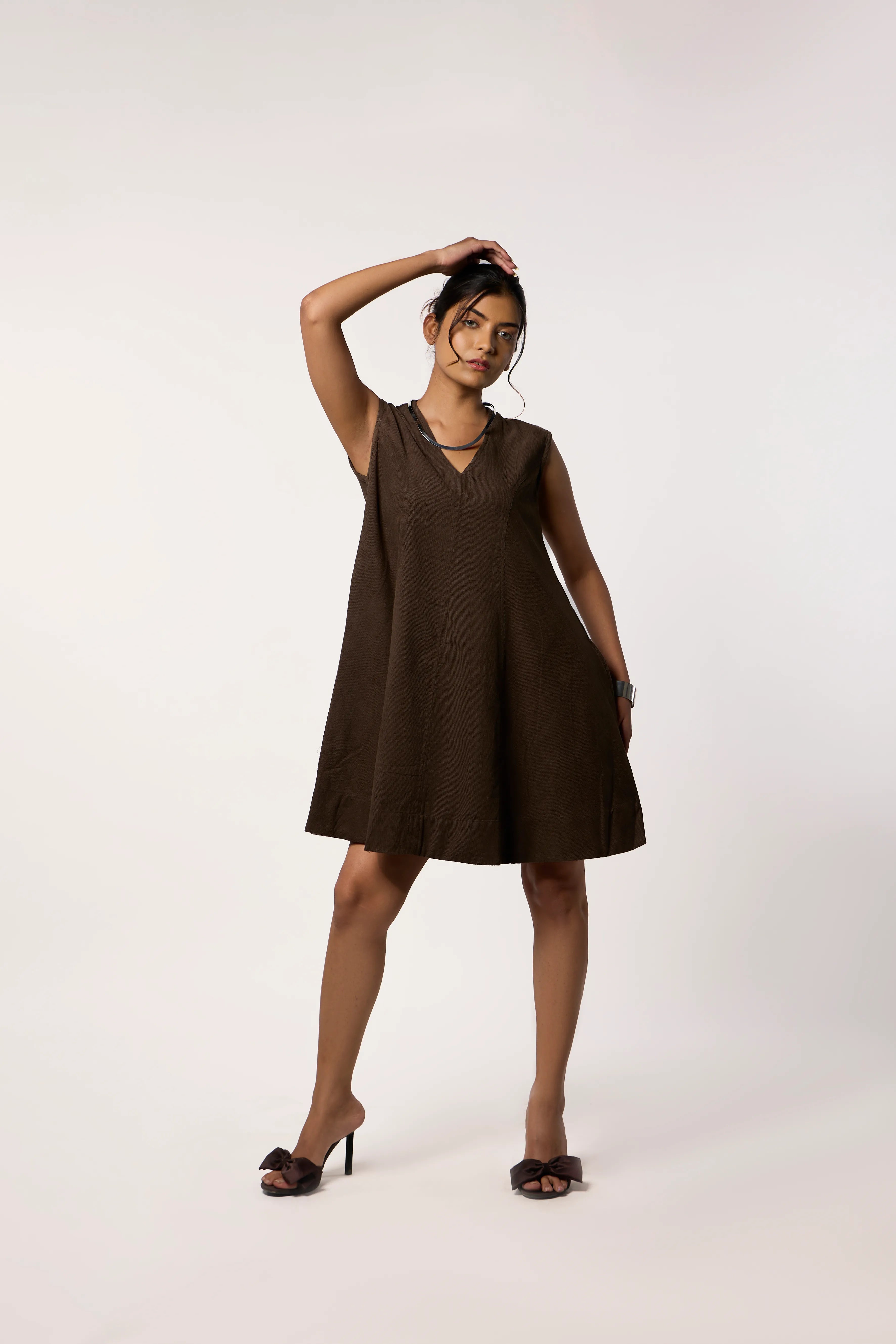 Corded Army Dress