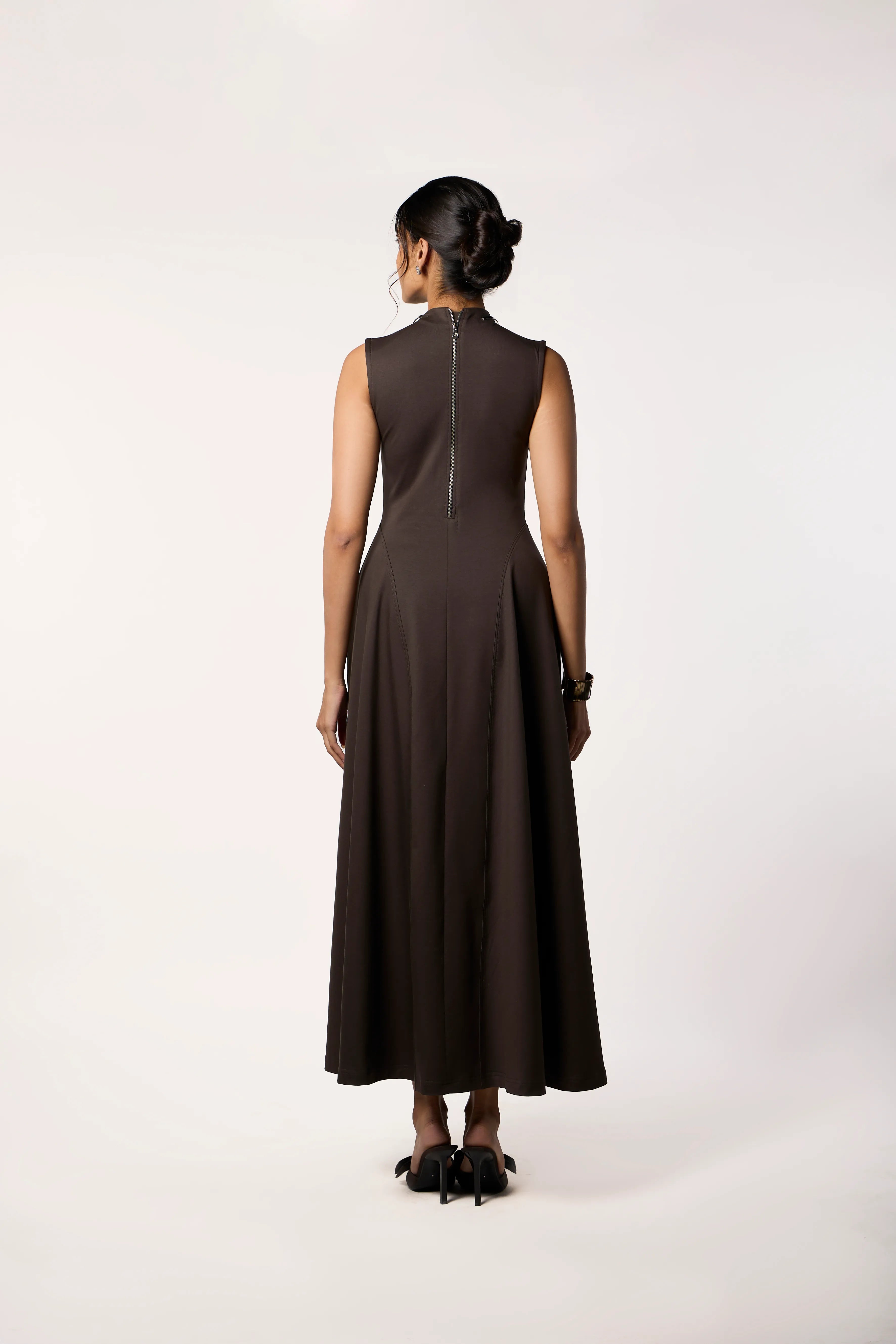 Steel Maxi Dress
