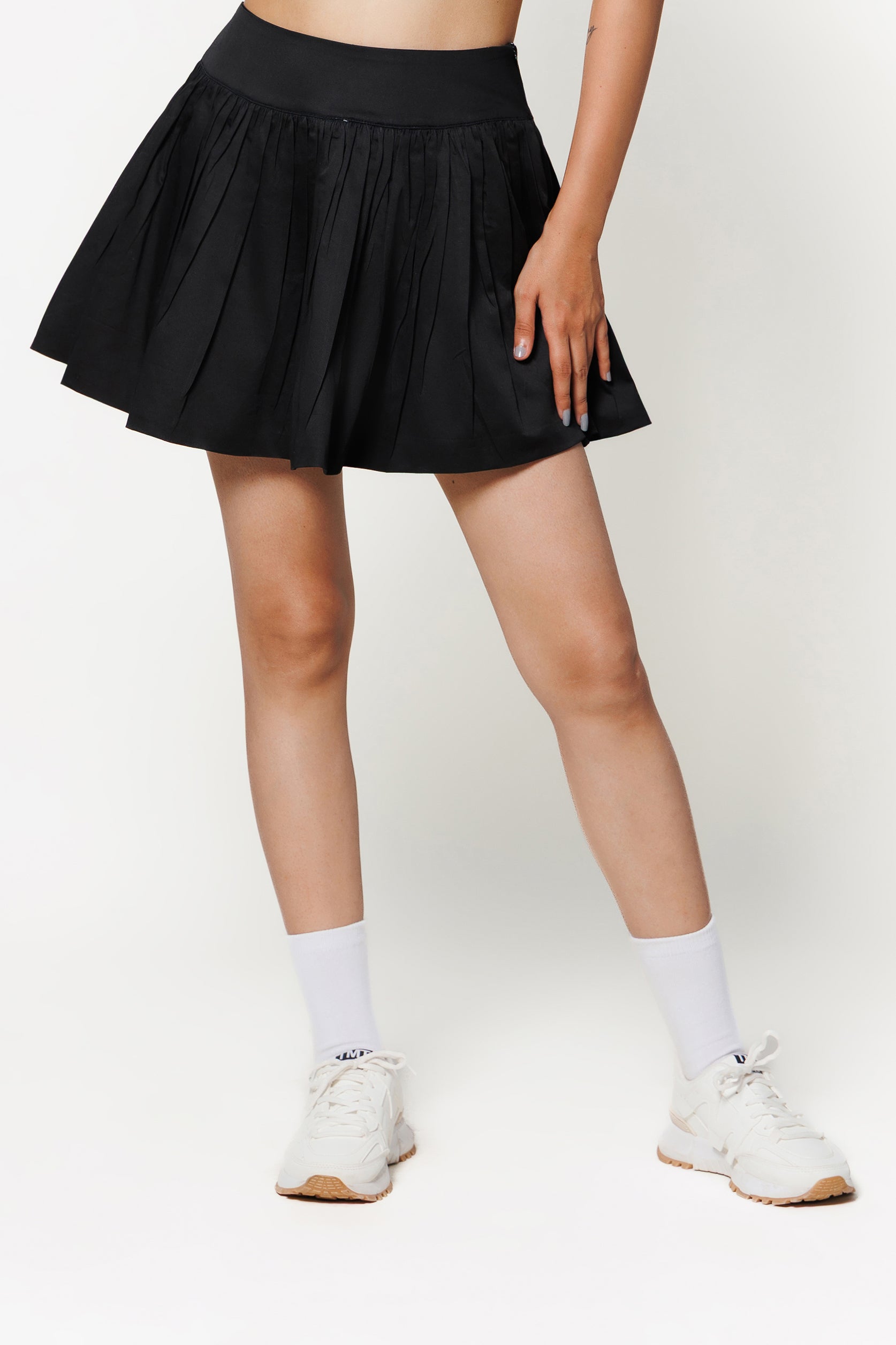 Jet Black Balloon Skirt