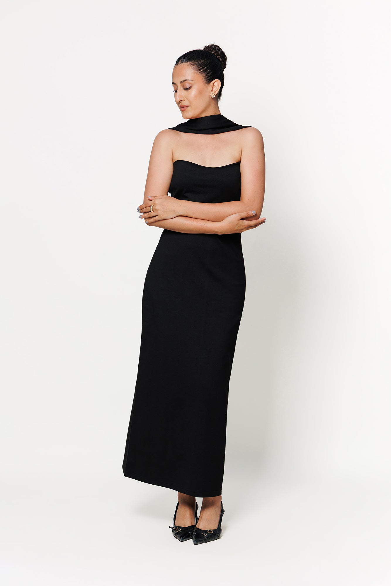 Caviar Scarf Dress