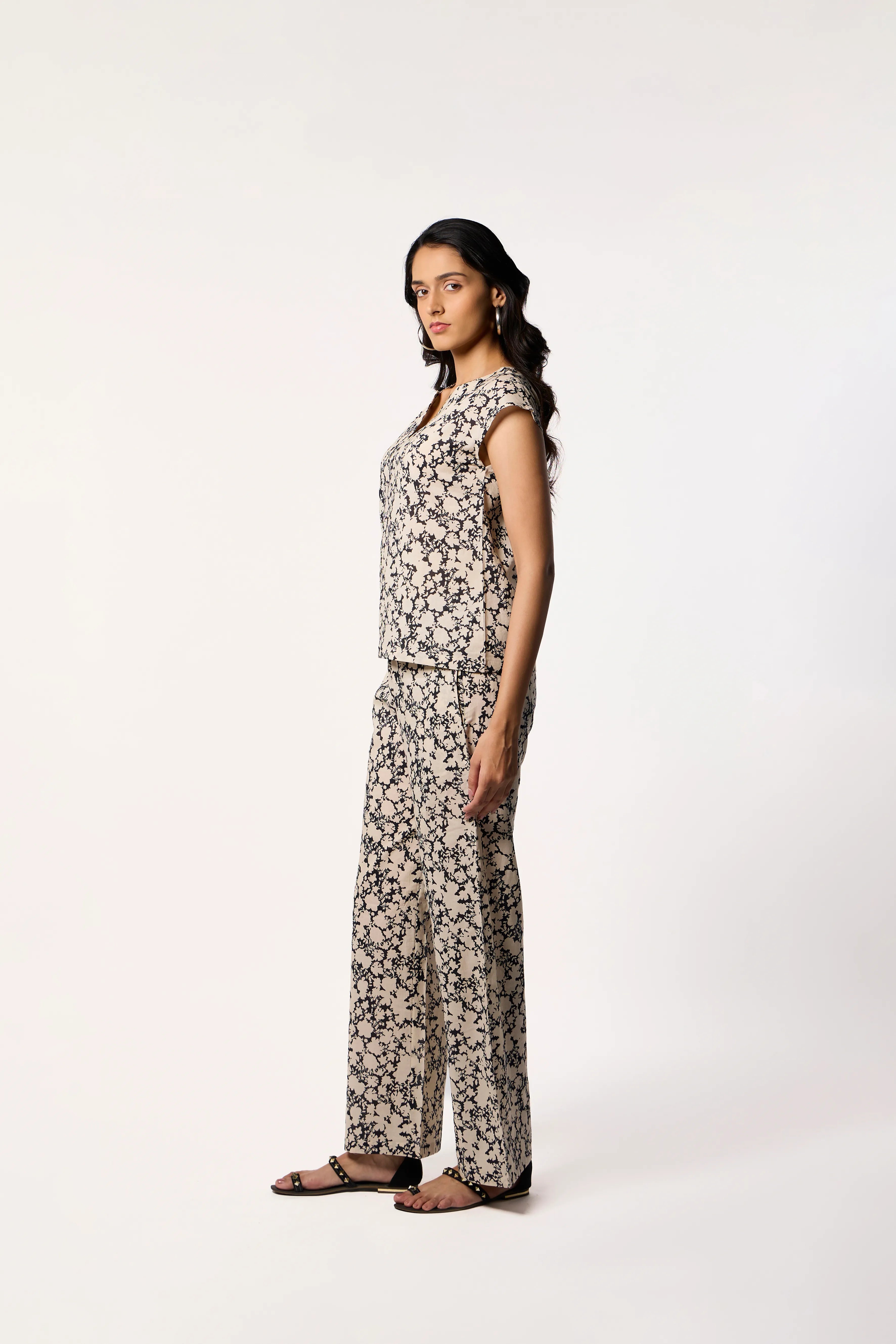 B/W Printed Co-ord