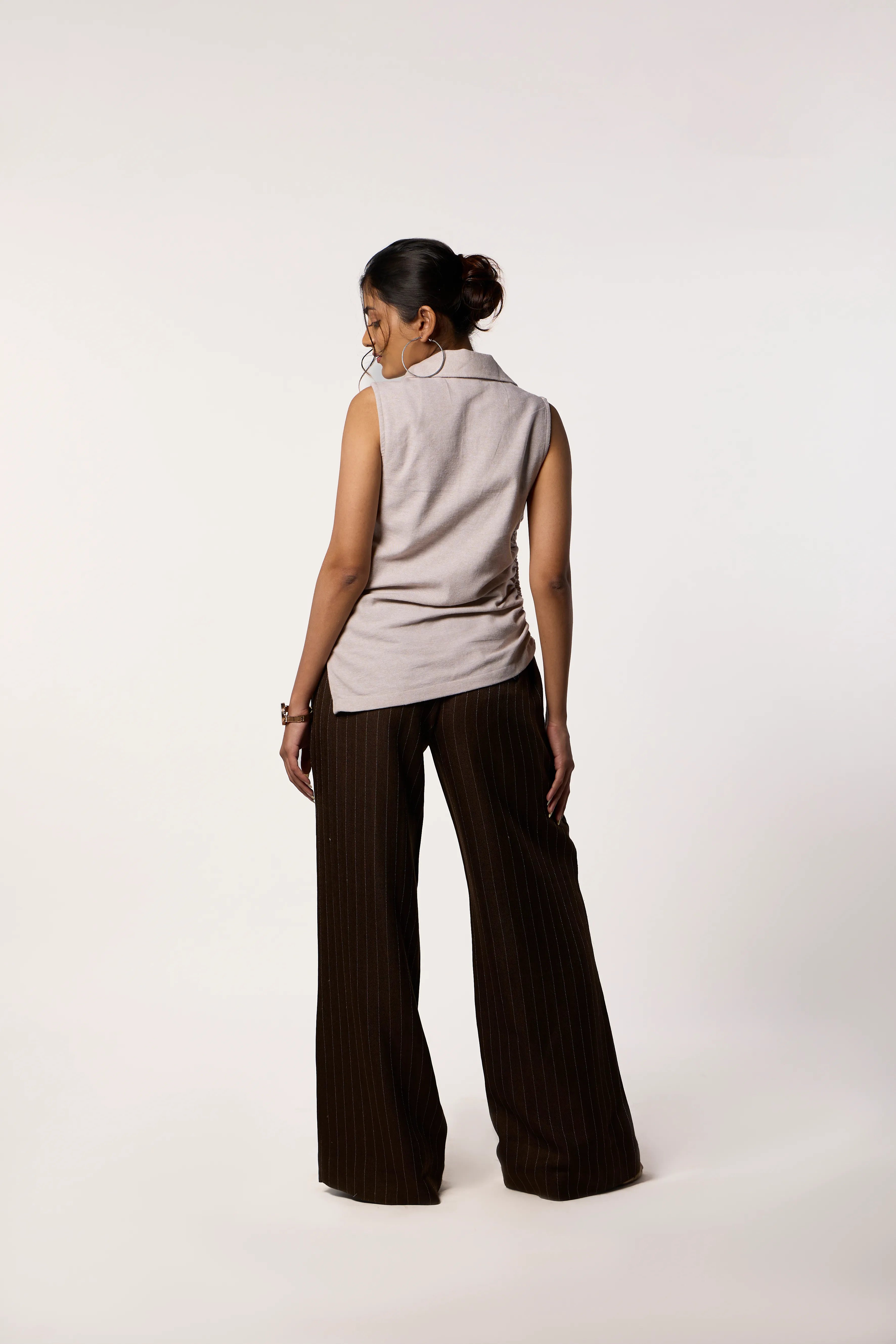 Asymmetric Polo Top
