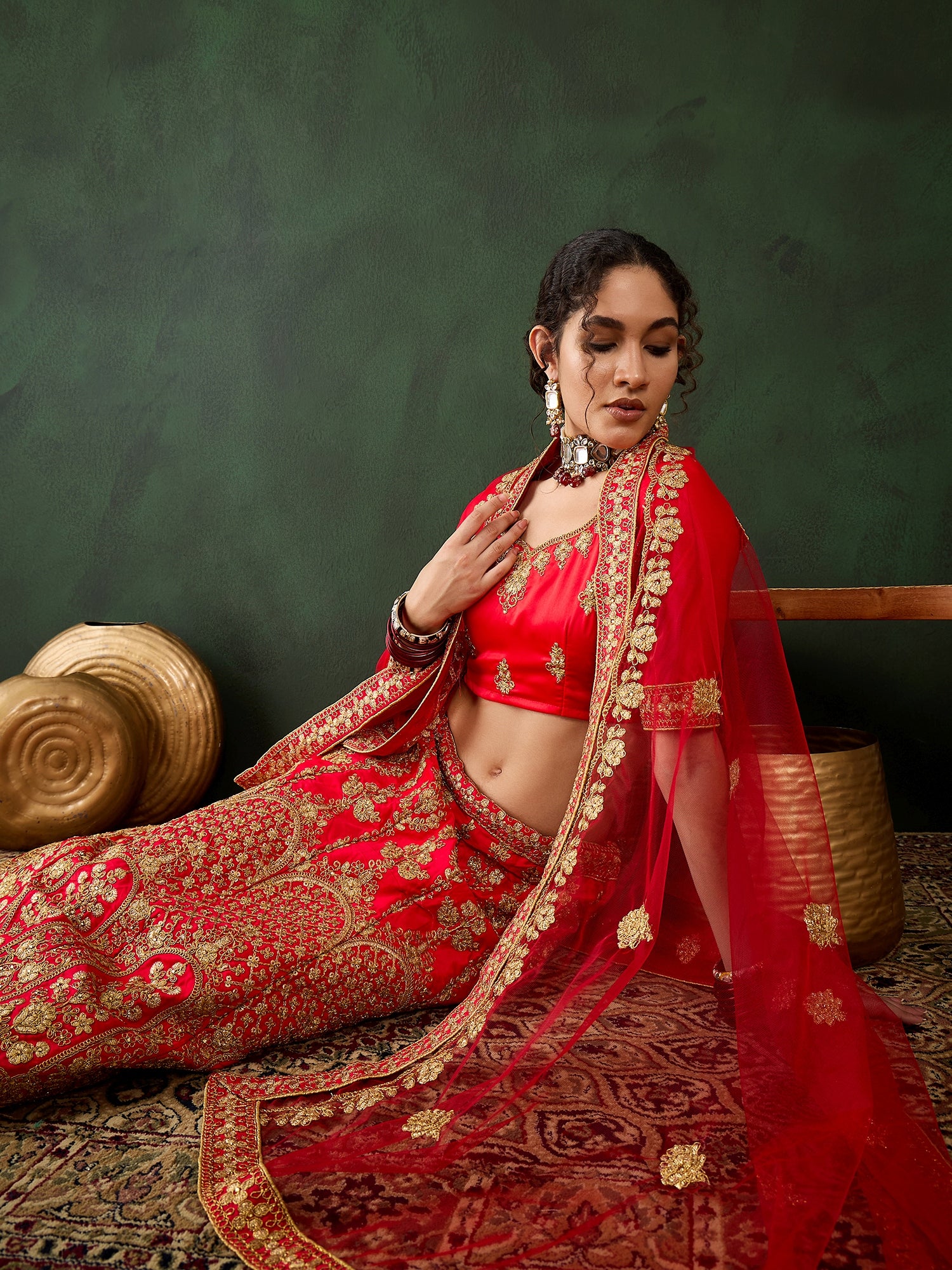 Meher-e-Rang Lehenga