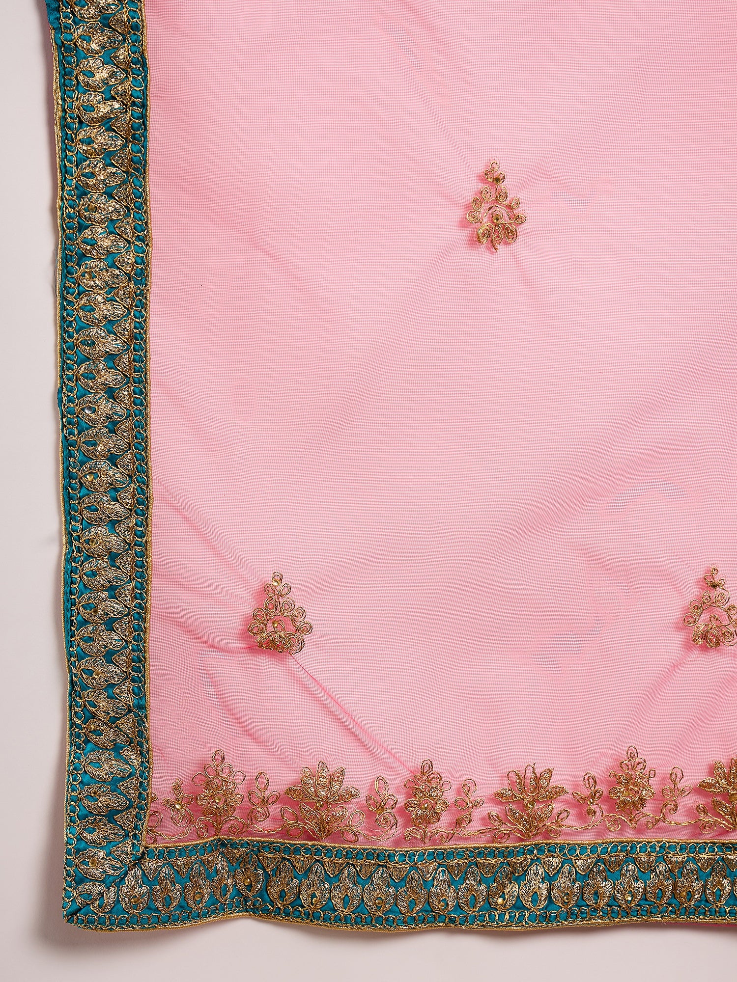 Exquisitely Crafted Heavy Zari Embroidery Lehenga