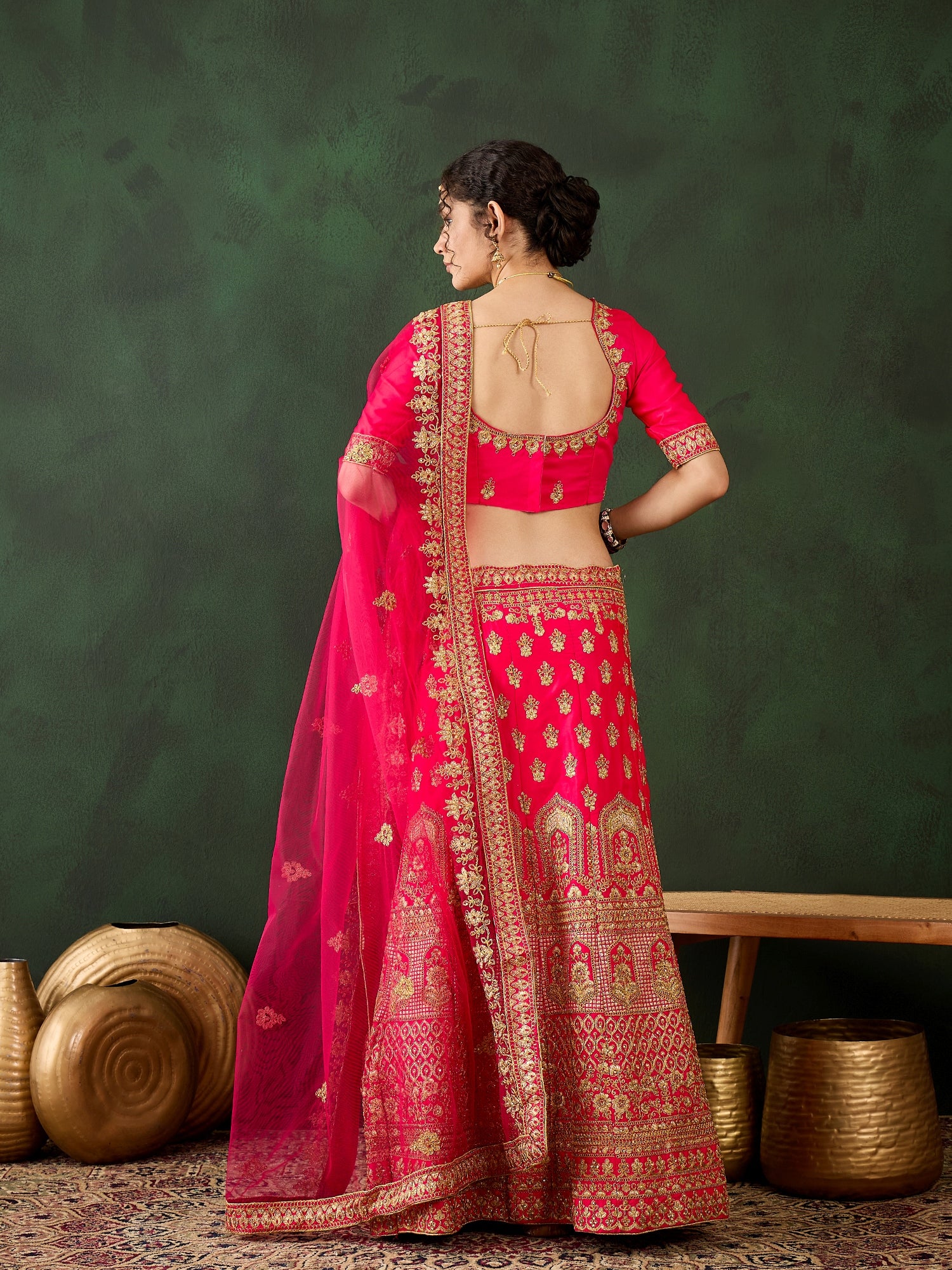 Sahi Gulabi Lehenga