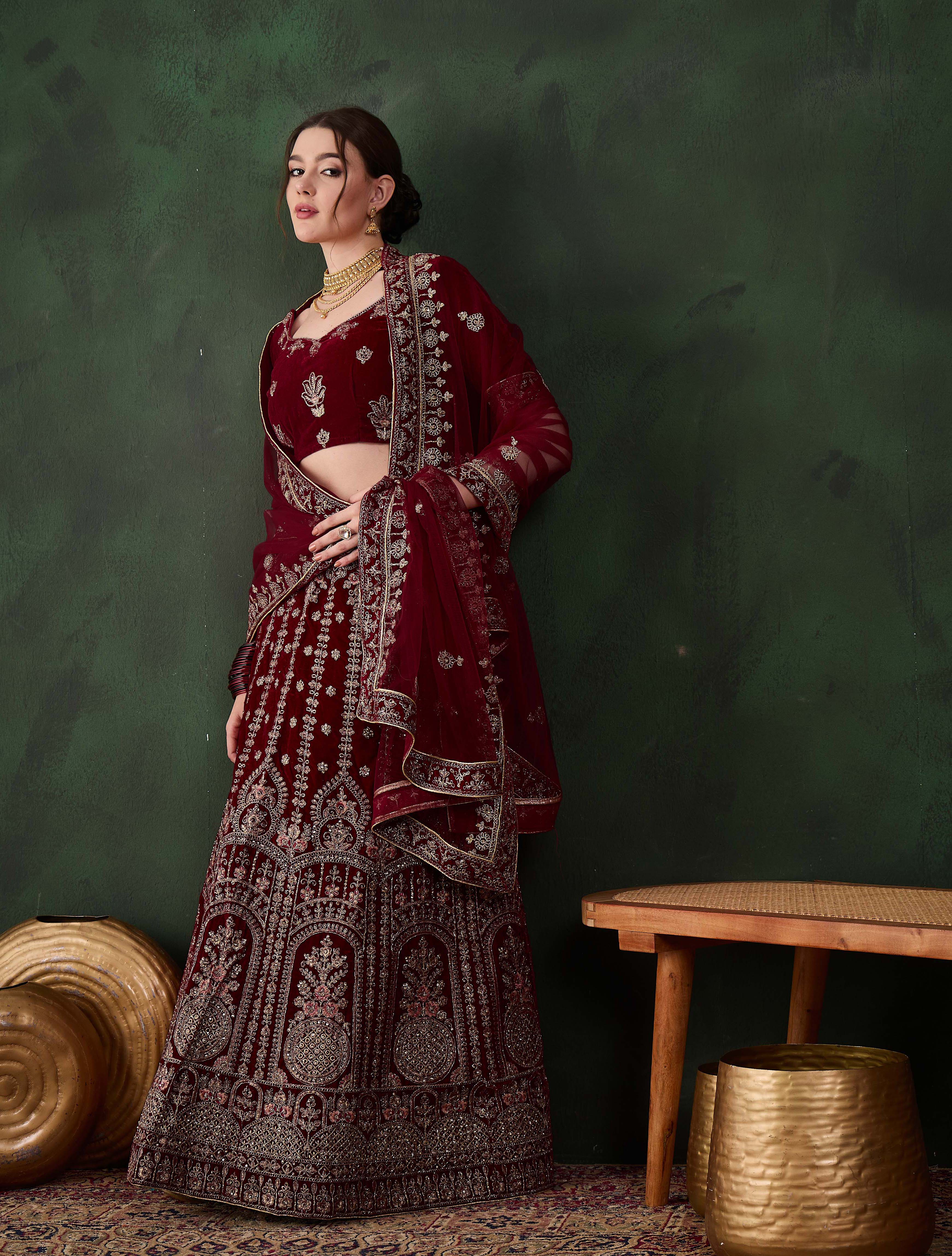 Lovely Exquisitely Crafted Lehenga
