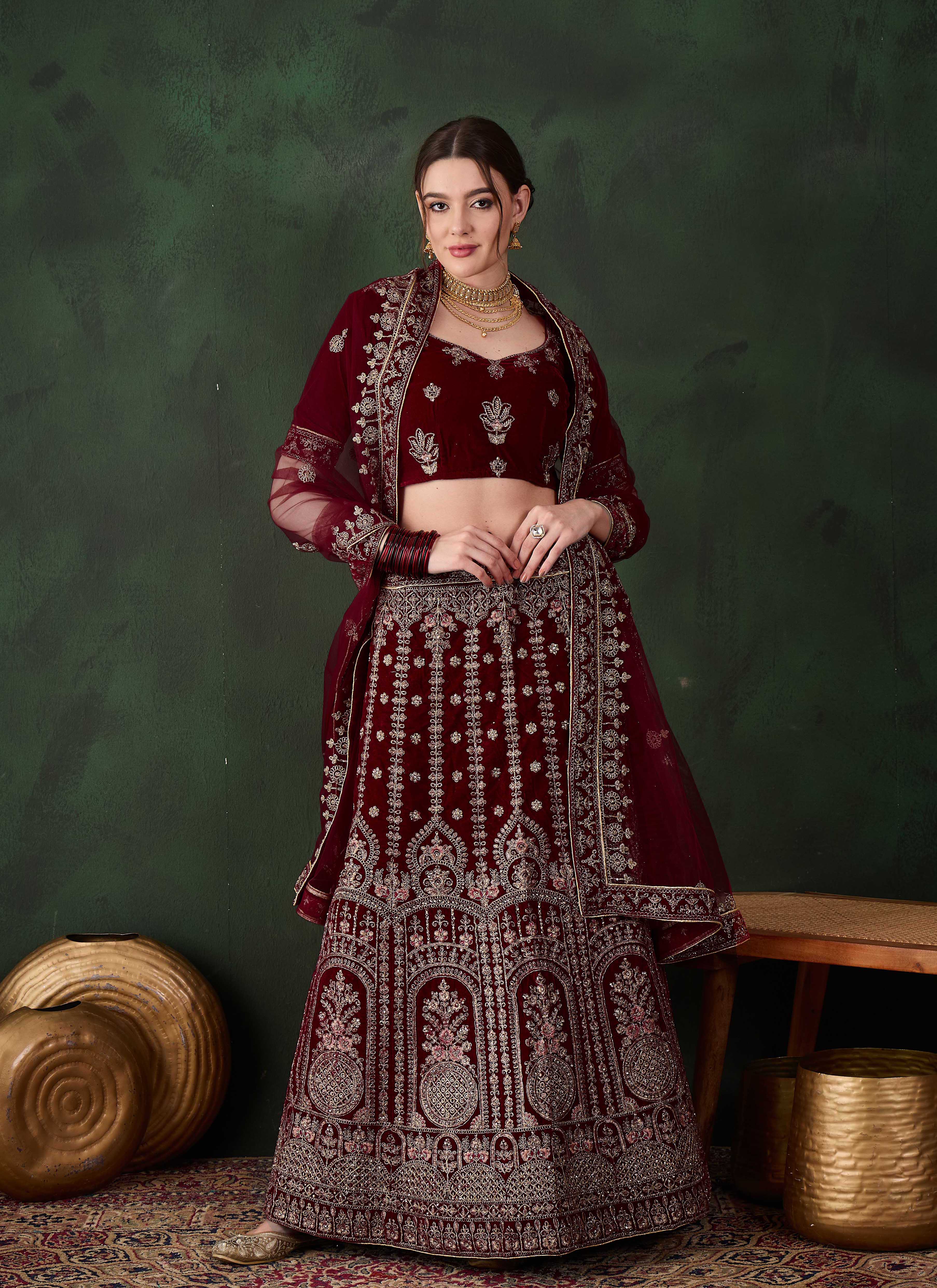 Lovely Exquisitely Crafted Lehenga