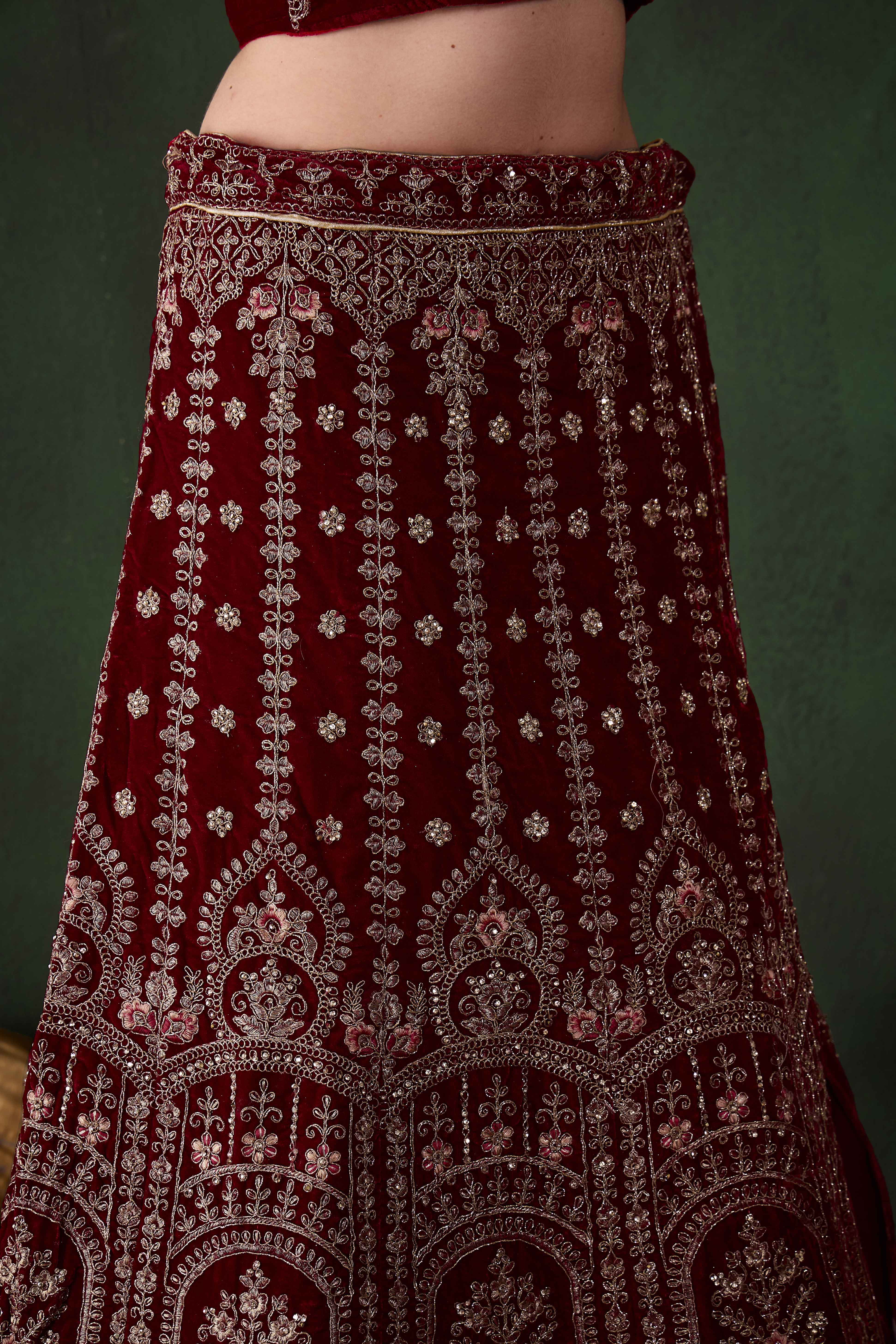 Lovely Exquisitely Crafted Lehenga