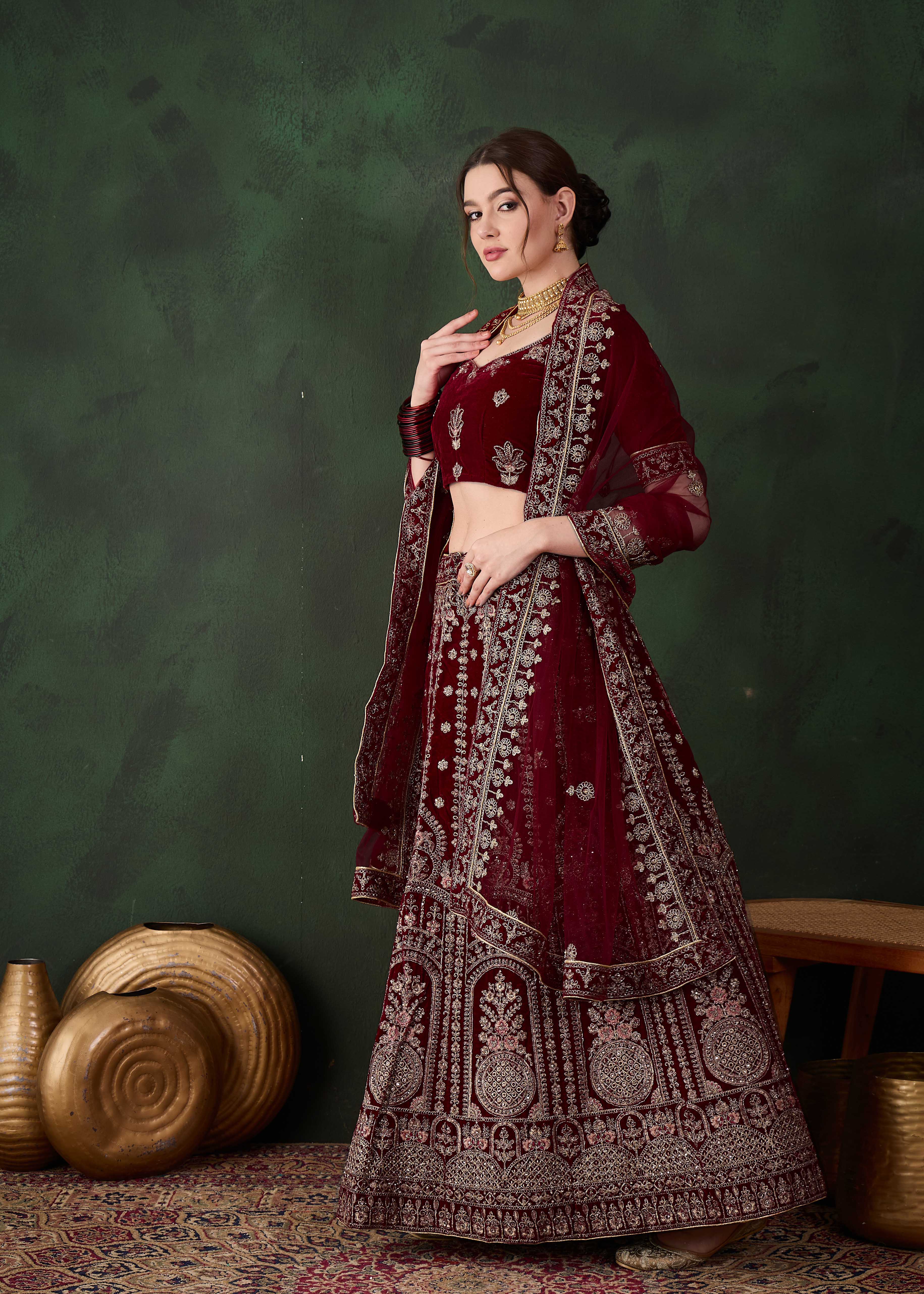 Lovely Exquisitely Crafted Lehenga